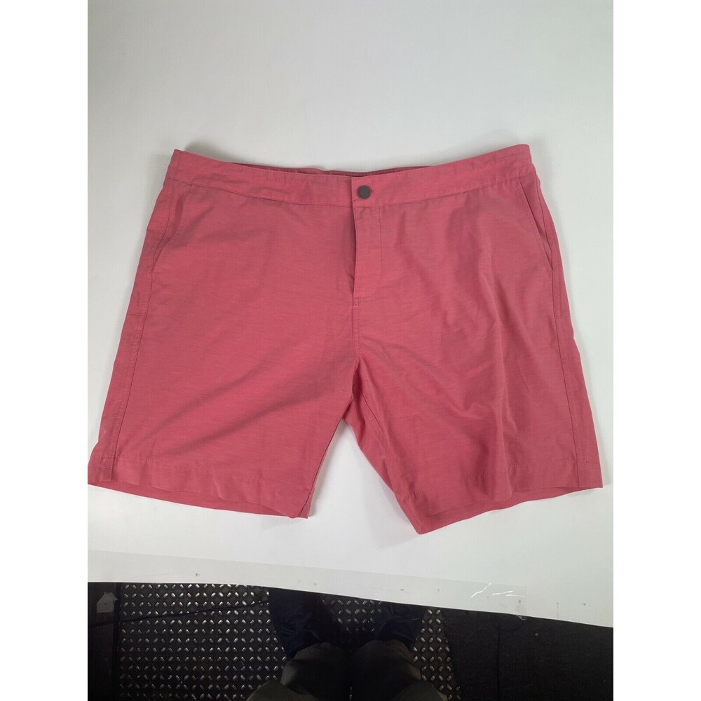 Faherty All Day Shorts – Venice Red – Size 42 – Hybrid Swim/Chino – Summer Ready